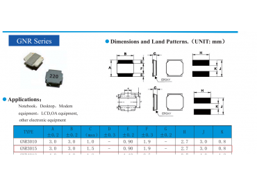 谷景GNR3015NT1R0貼片電感兼容MCSG315Z1R0N貼片電感